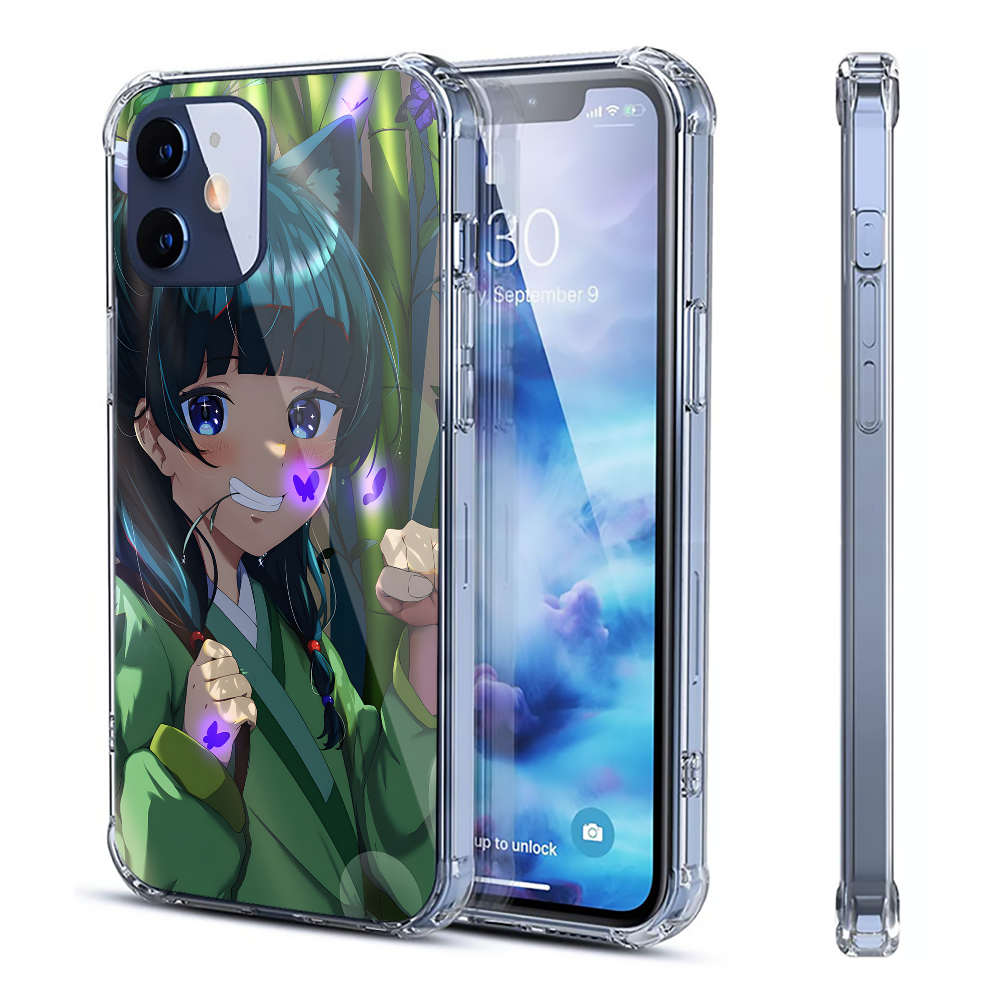 （画像用） 薬屋のひとりごと The Apothecary Diaries 【iPhone 12シリーズ対応】透明スマホケース（クリアソフトケース）